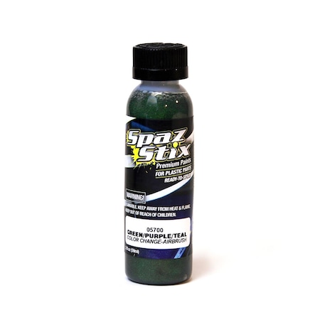 Spaz Stix 2 oz Color Changing Paint - Green, Purple, Teal SZX05700